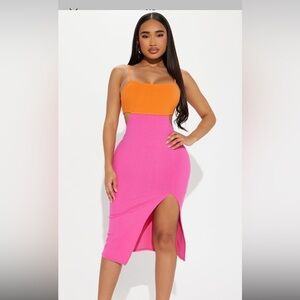 New fashionova pink dress